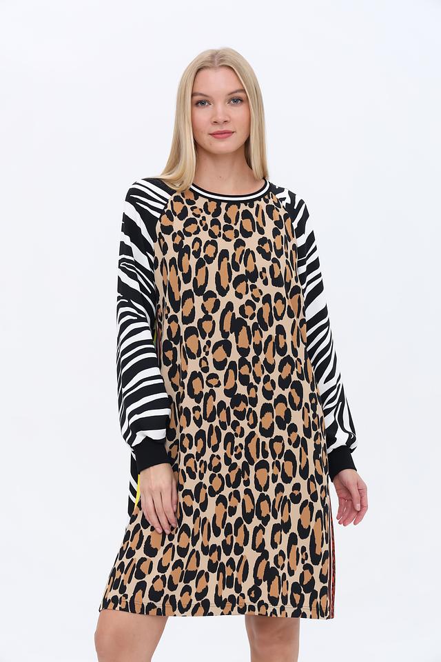 Платье Marc Cain леопард и зебра