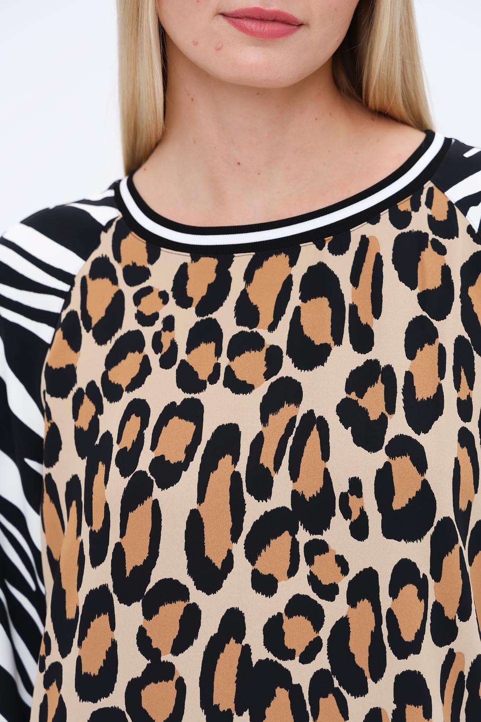 Платье Marc Cain леопард и зебра