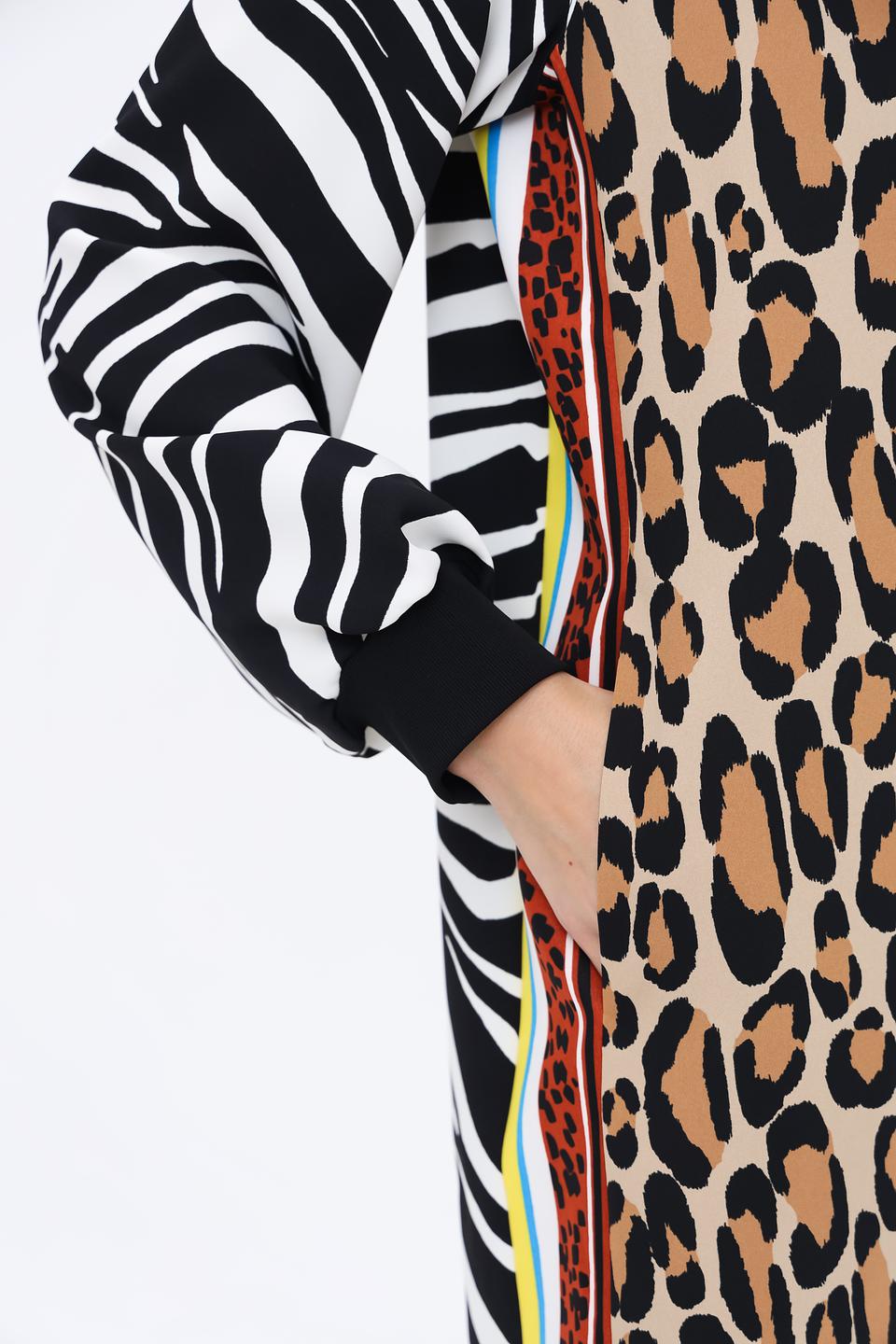 Платье Marc Cain леопард и зебра