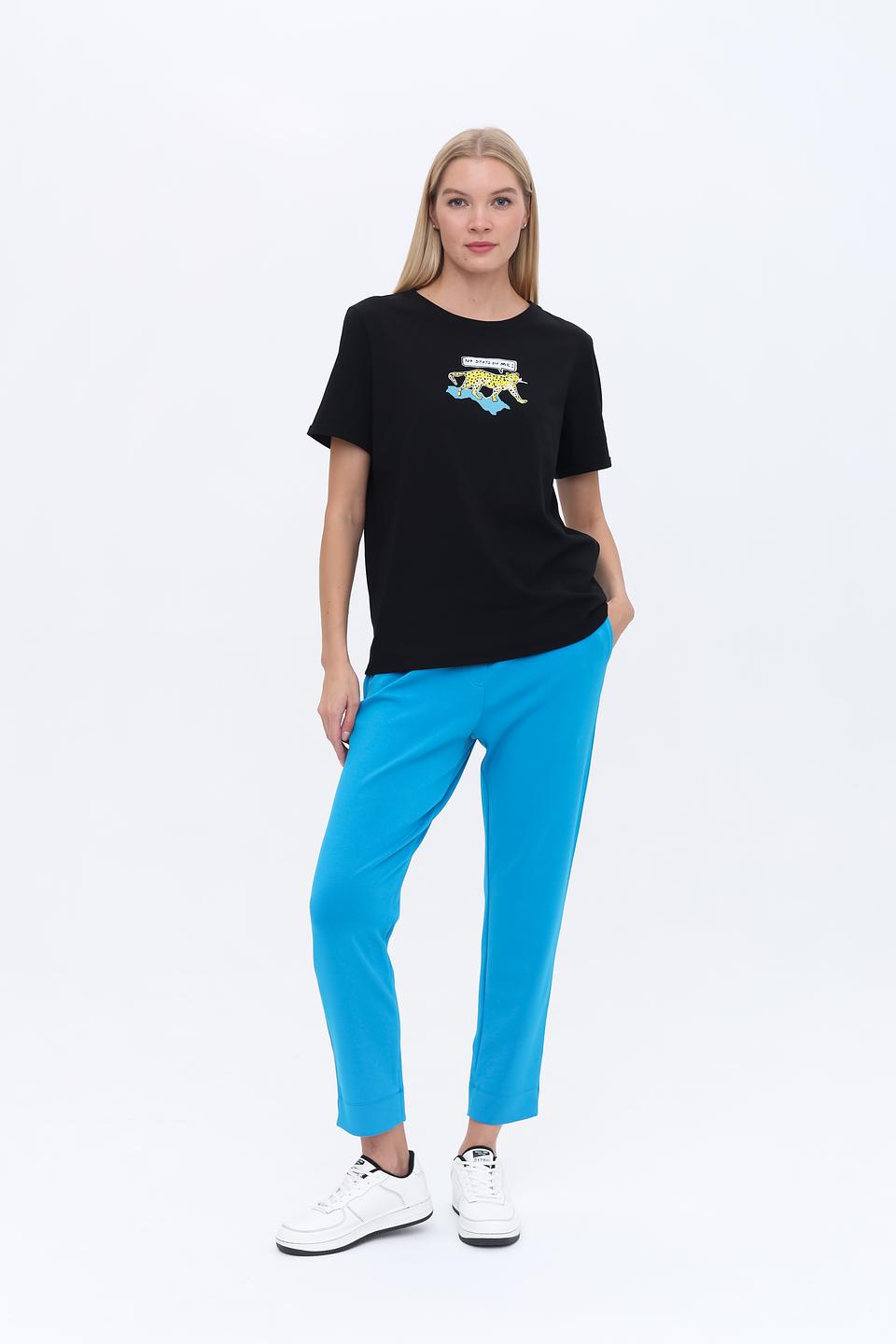 Футболка Marc Cain с принтом гепарда