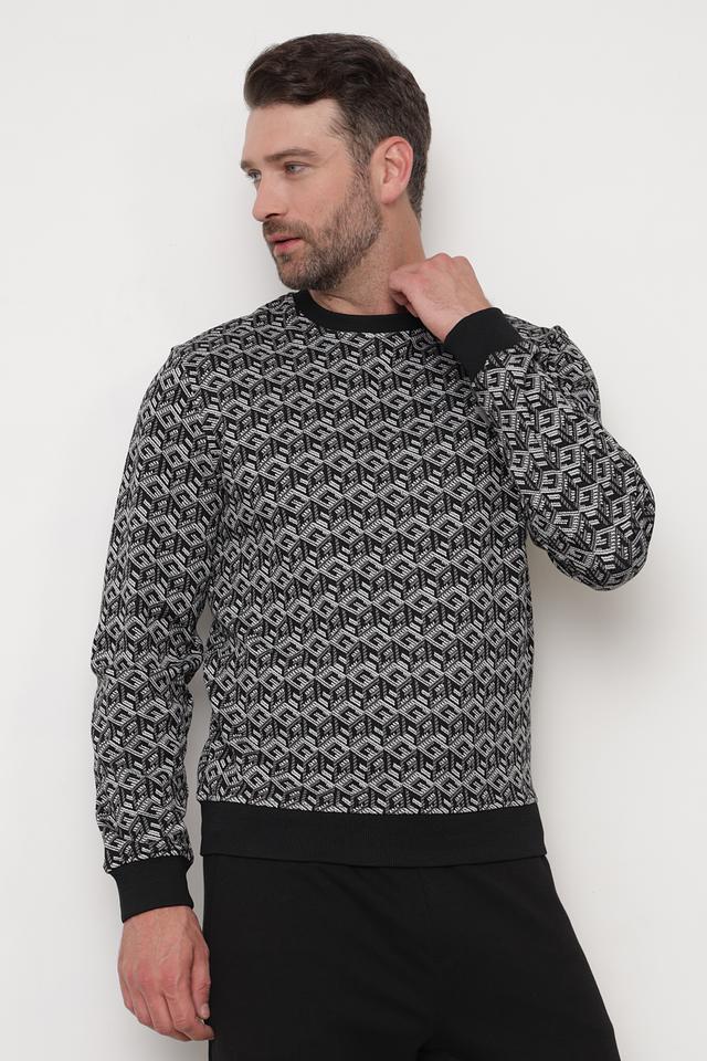 Джемпер Guess с геометрическим рисунком