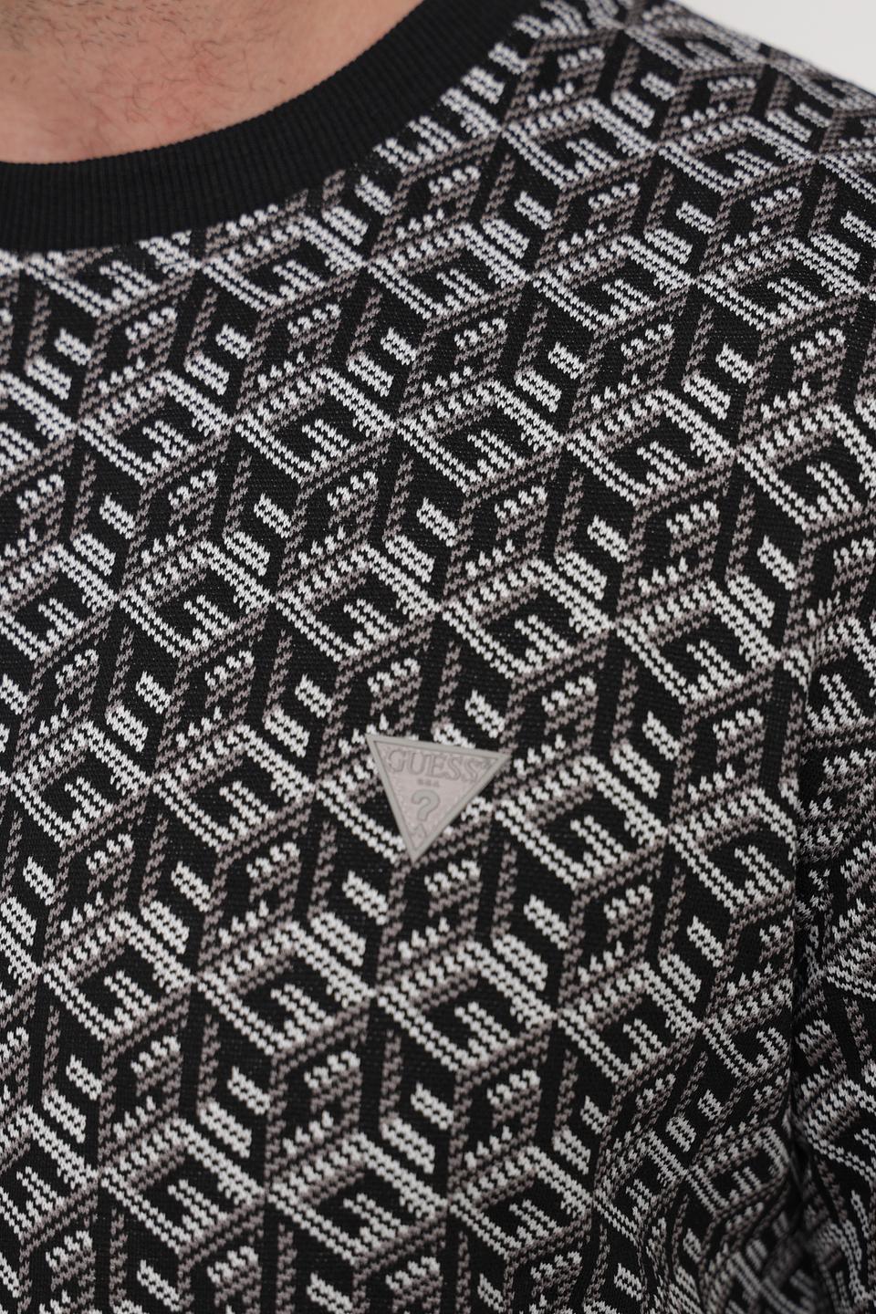 Джемпер Guess с геометрическим рисунком