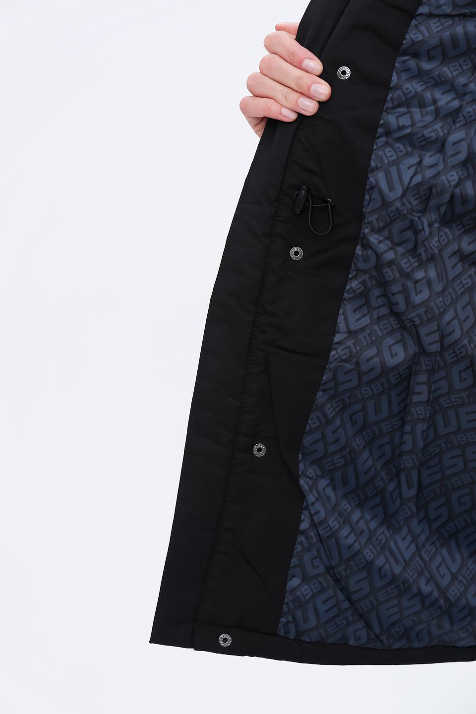 Куртка Guess жен. с логотипом чёрная