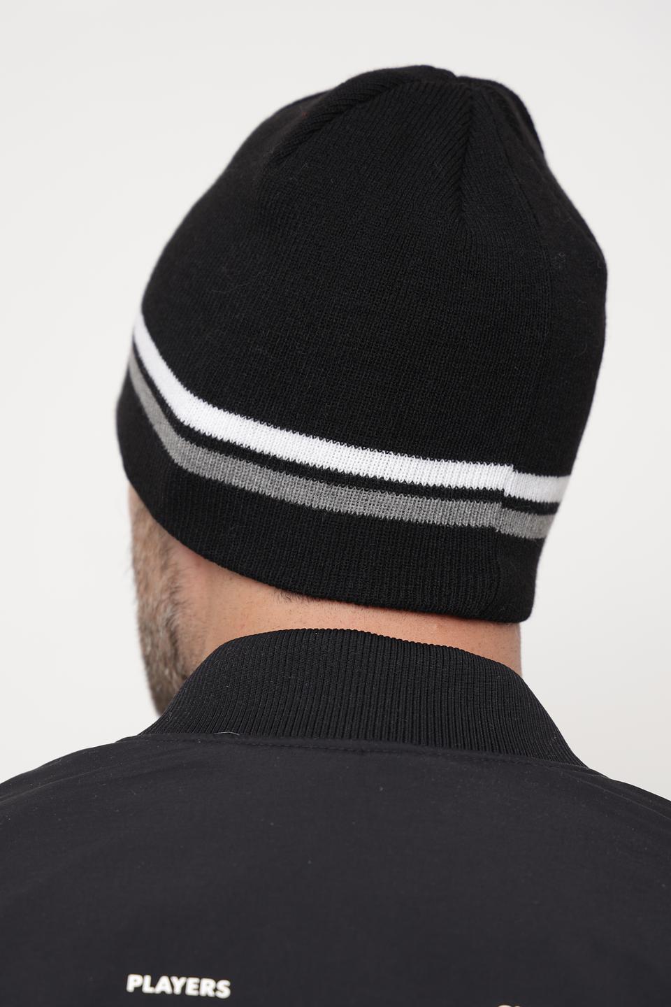 Шапка Wegener чёрная с полосами