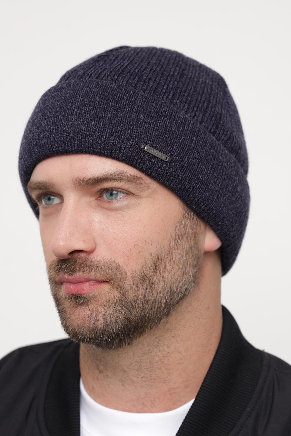 Шапка Wegener мужская тёмно-синяя