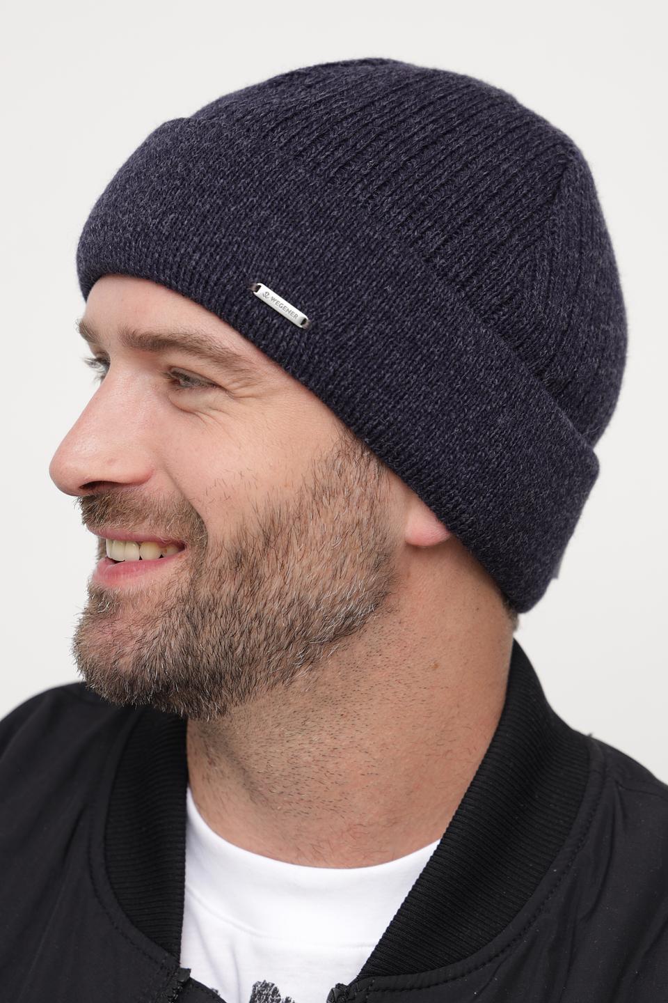 Шапка Wegener мужская тёмно-синяя