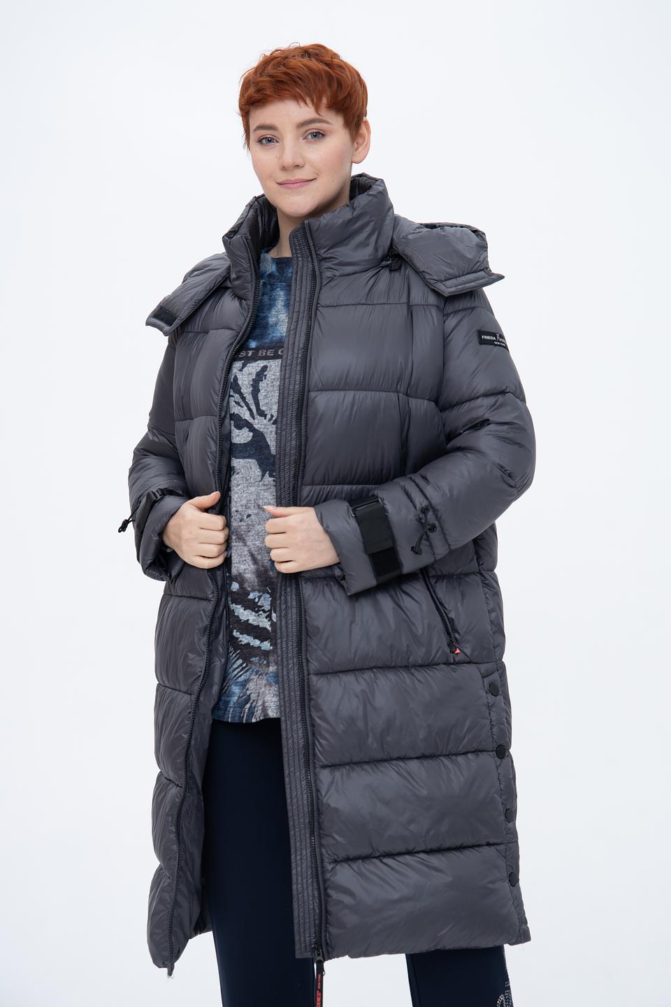 Пальто Frieda and Freddies стеганое серое