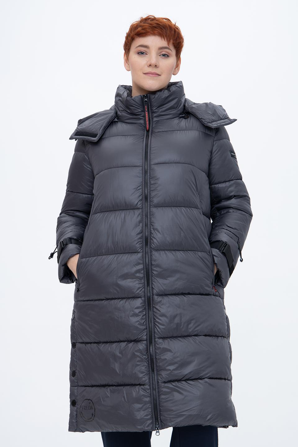 Пальто Frieda and Freddies стеганое серое