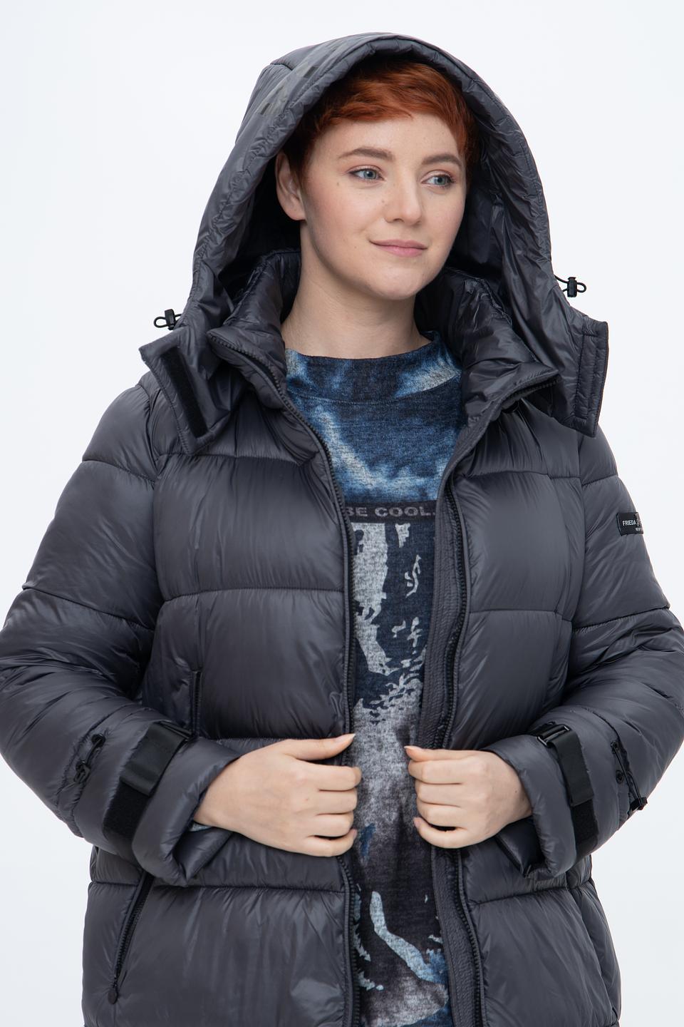 Пальто Frieda and Freddies стеганое серое