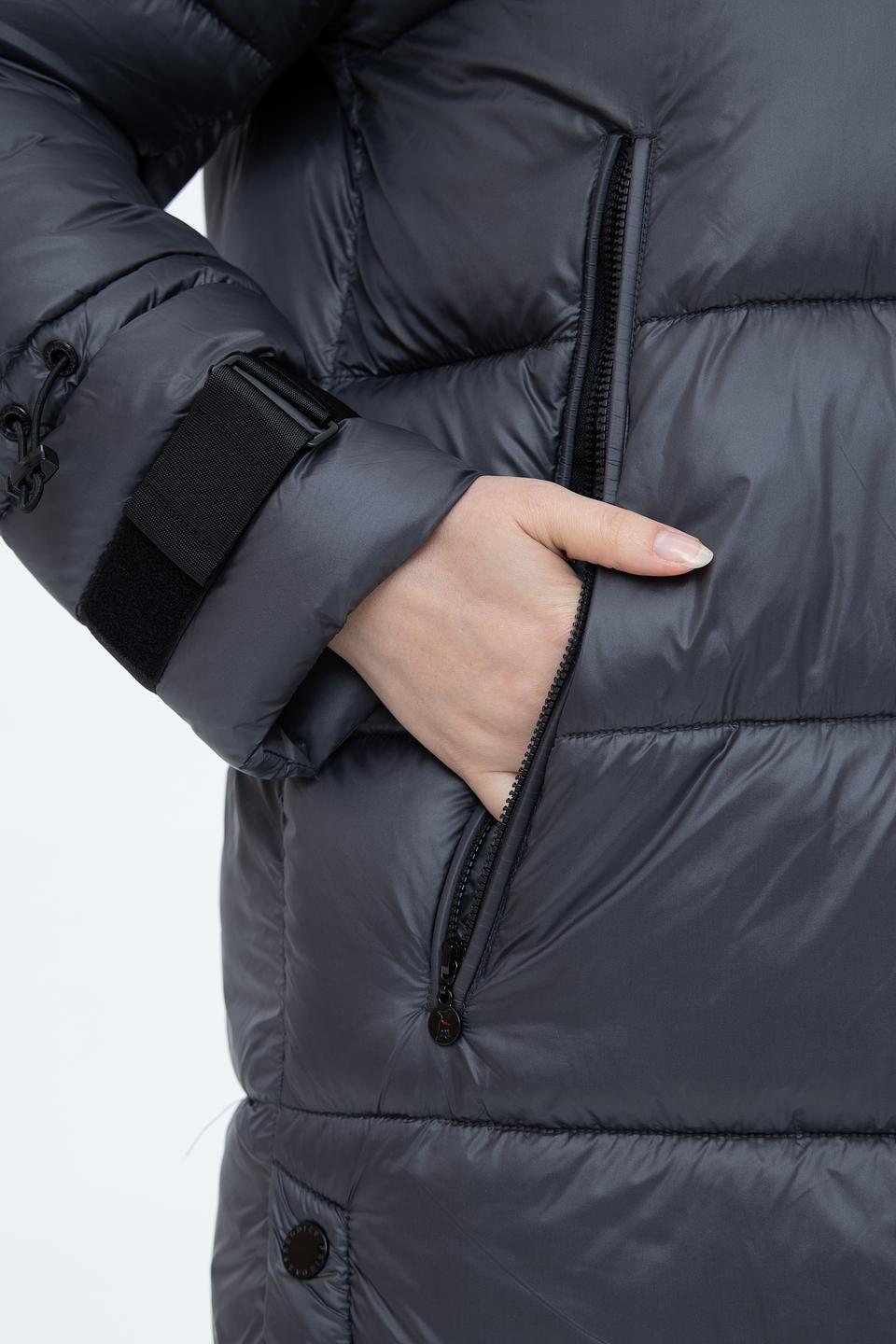 Пальто Frieda and Freddies стеганое серое