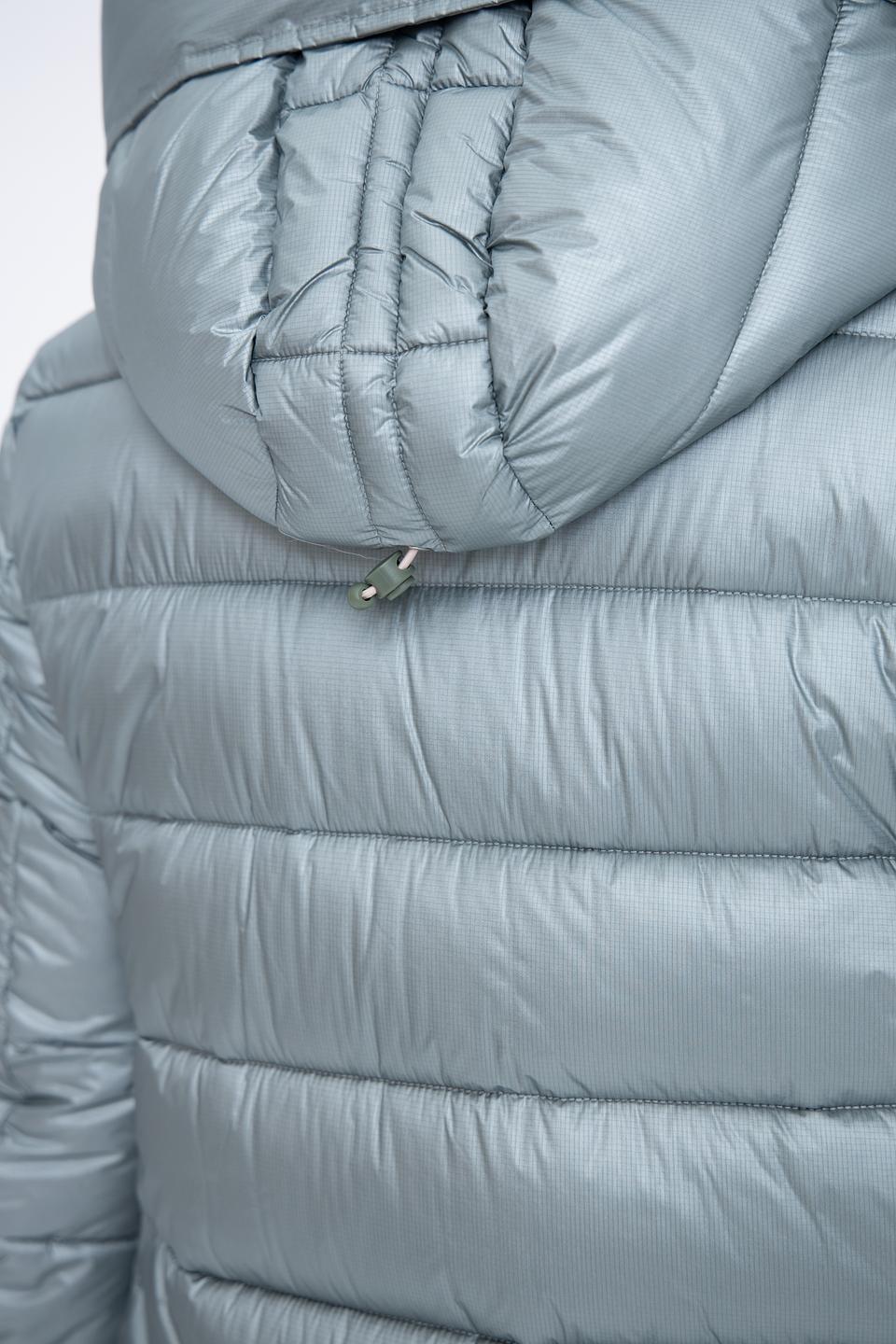 Пальто Milestone стеганое голубое