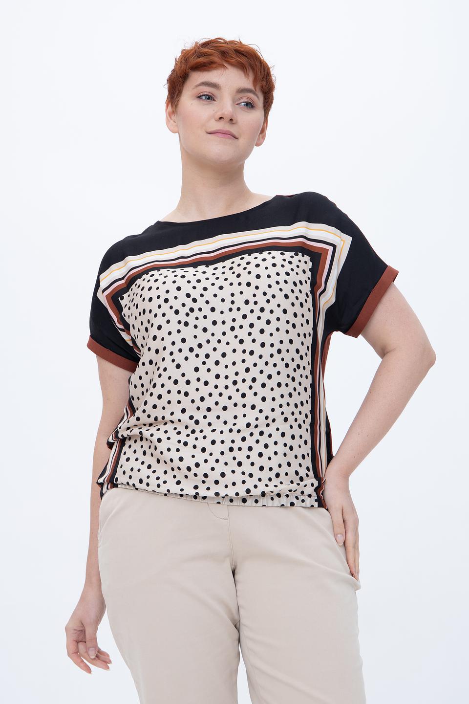 Блуза Gerry Weber с принтом горошек