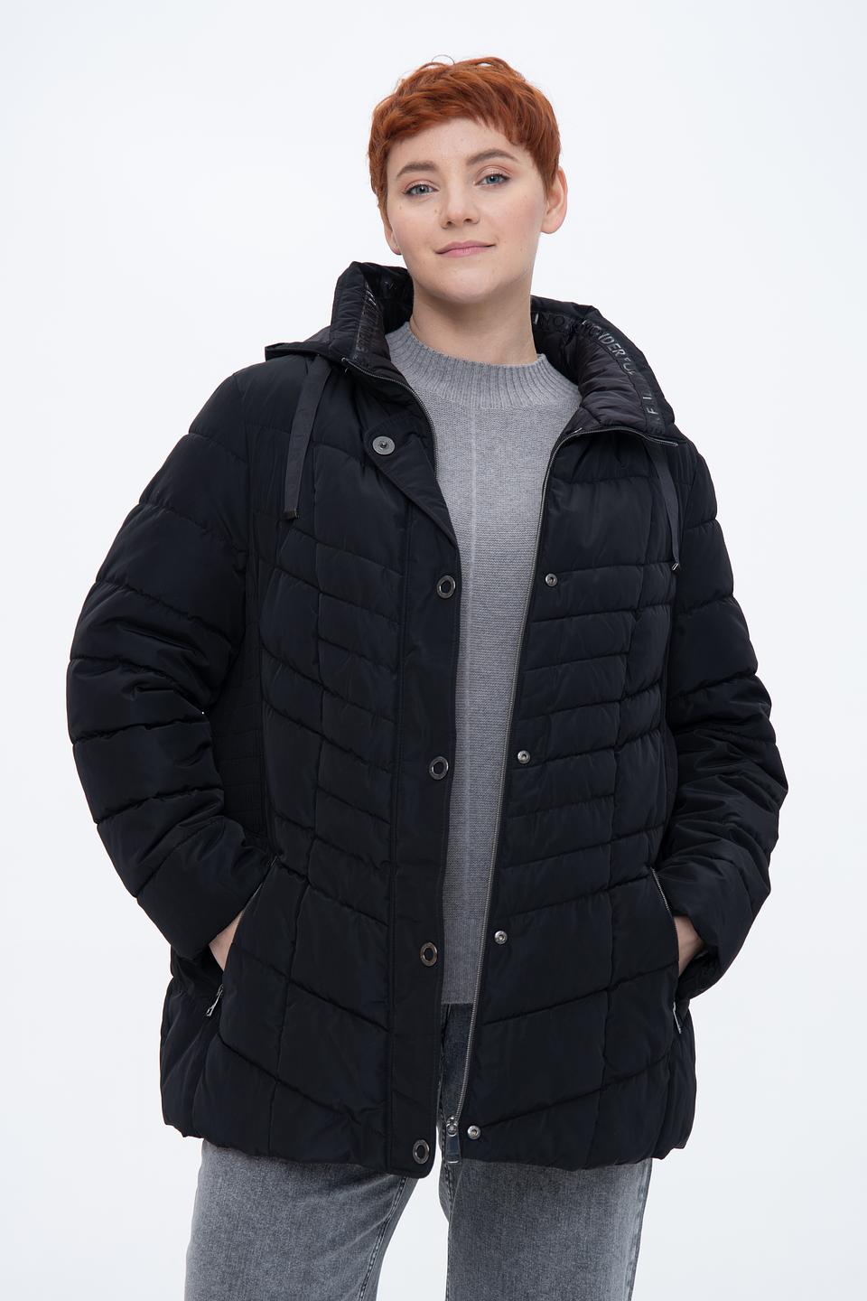 Куртка Lebek стеганая чёрная
