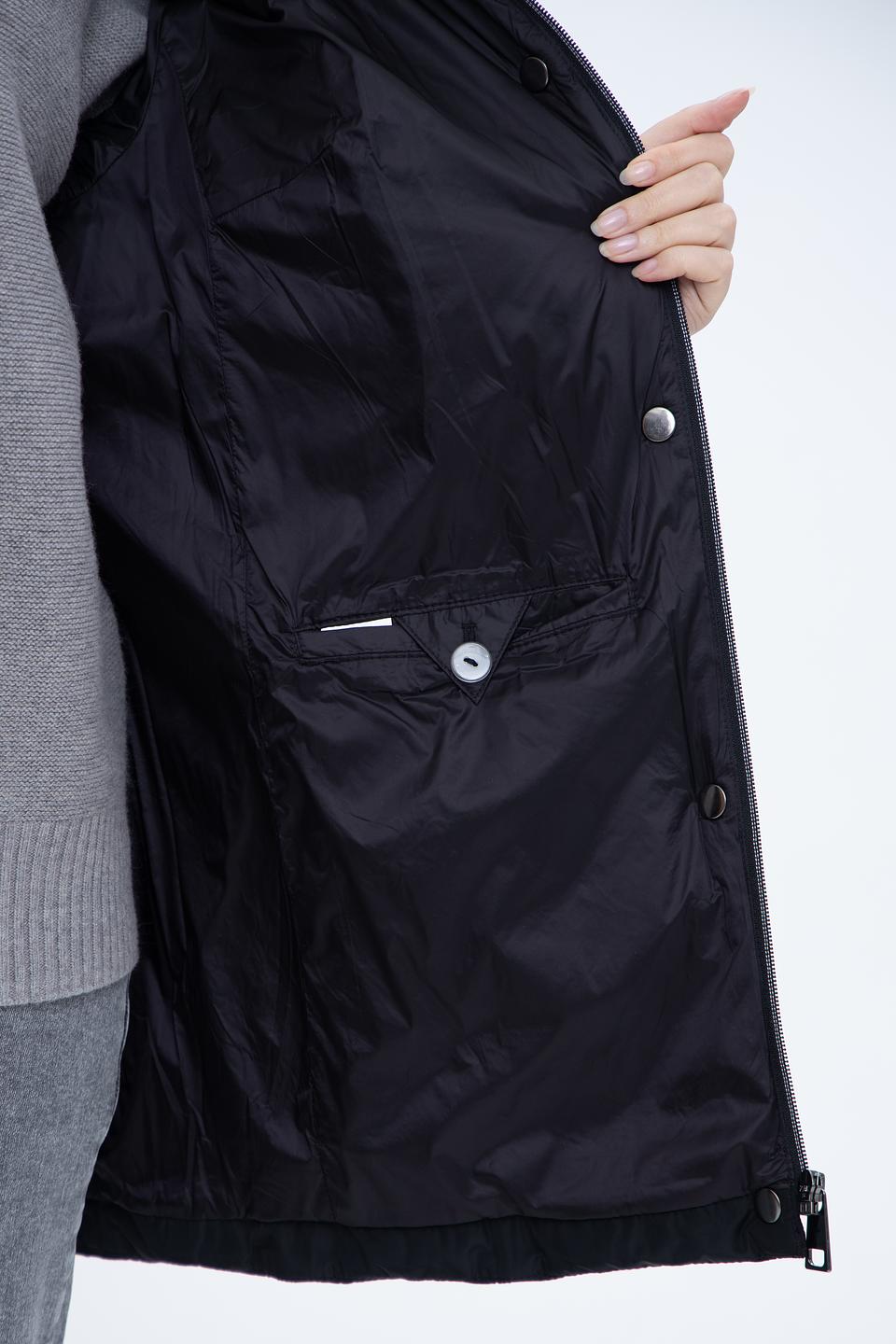 Куртка Lebek стеганая чёрная