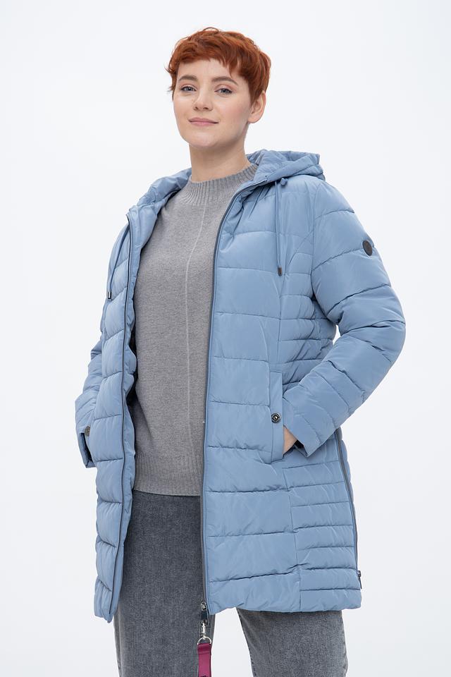 Куртка Lebek стеганая голубая