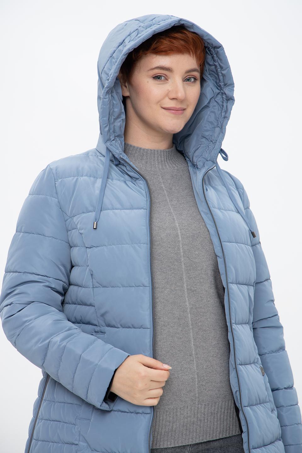 Куртка Lebek стеганая голубая
