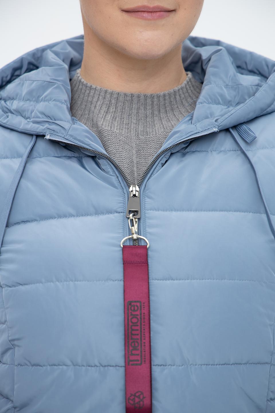 Куртка Lebek стеганая голубая