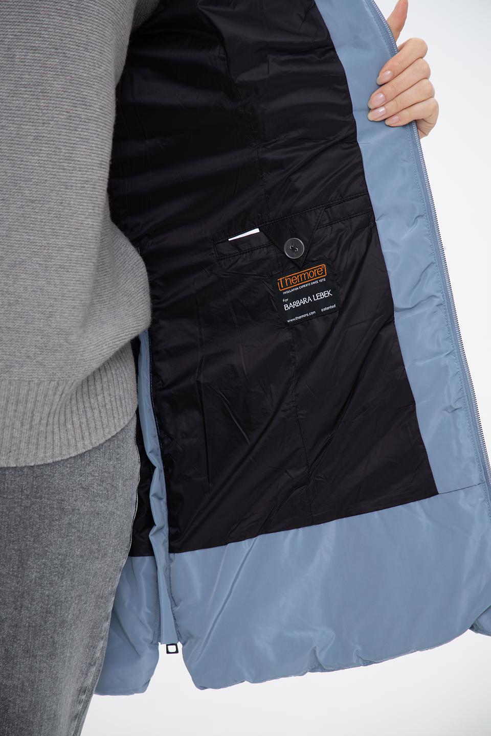 Куртка Lebek стеганая голубая