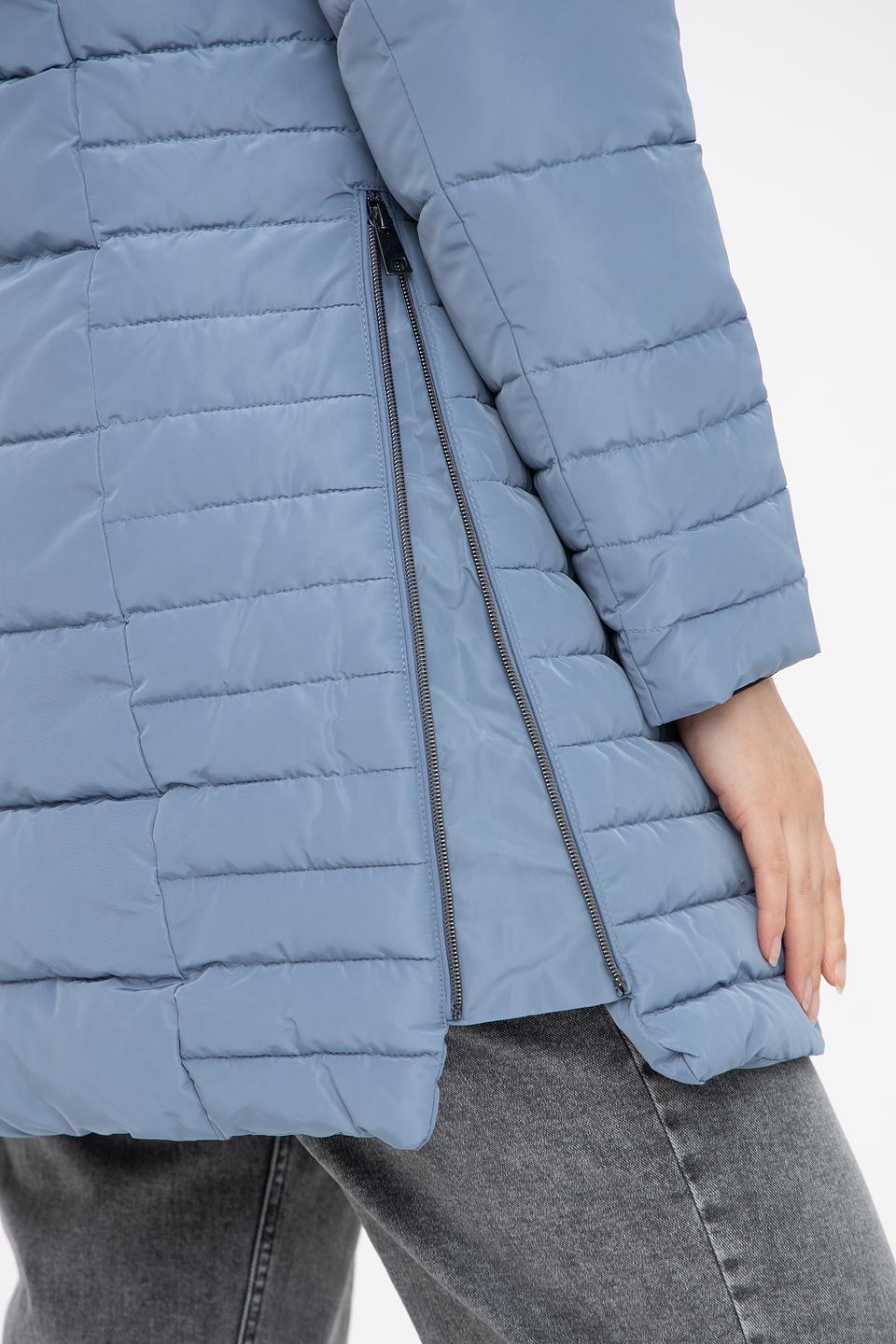 Куртка Lebek стеганая голубая