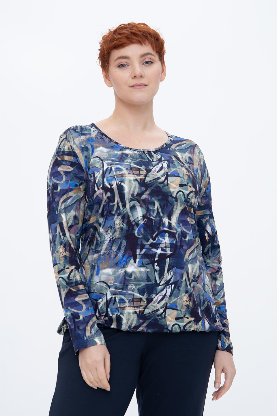 Лонгслив Doris Streich с абстрактным принтом