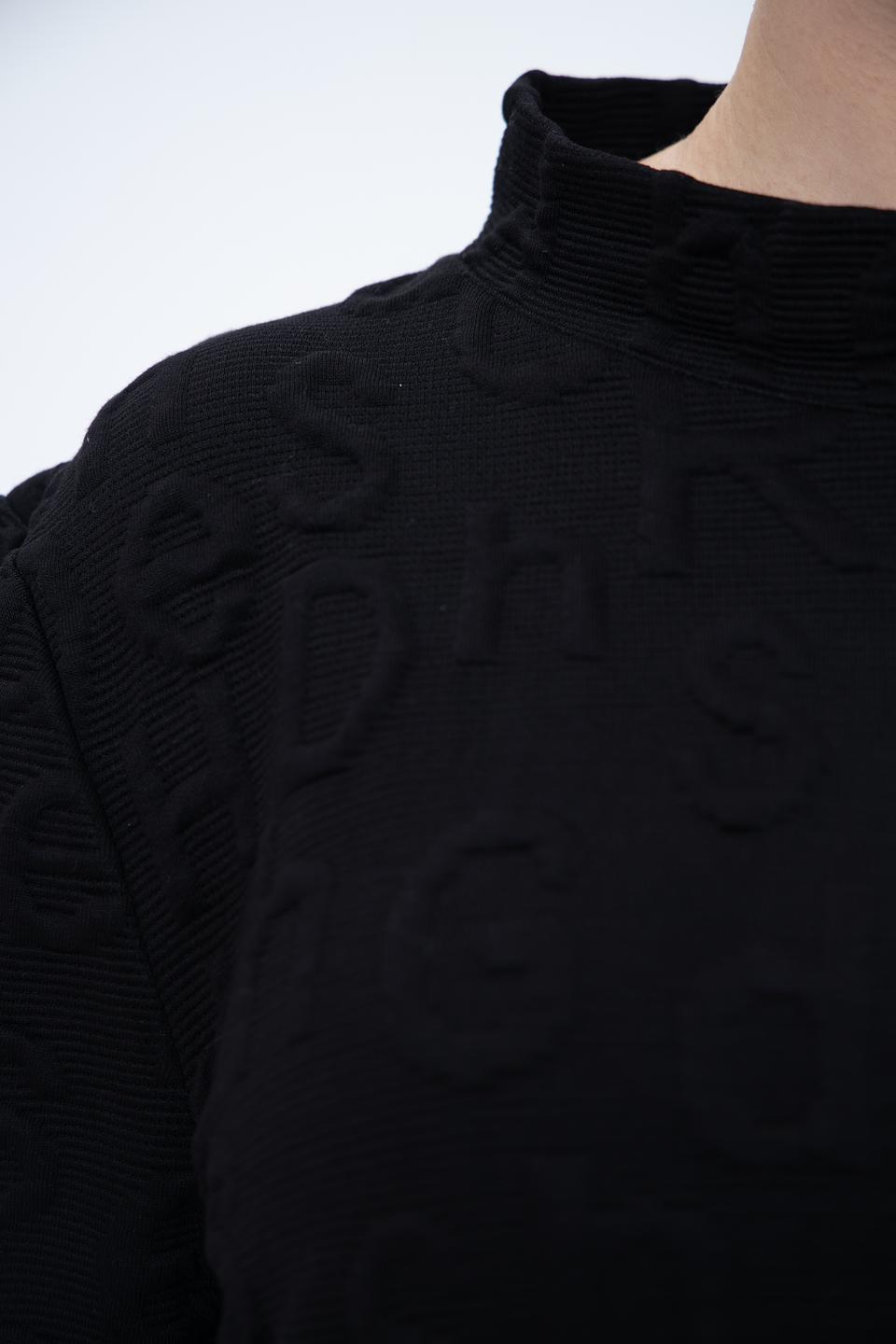 Пуловер Doris Streich с принтом чёрный