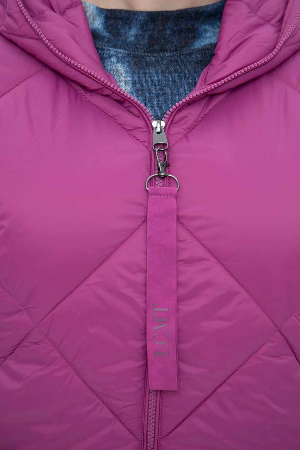 Жилет Lecomte стеганый фуксия