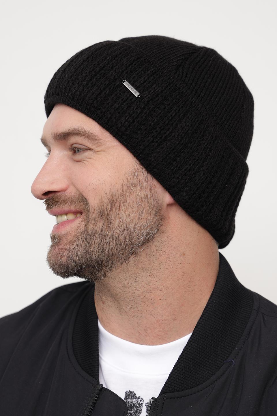 Шапка Wegener мужская чёрная