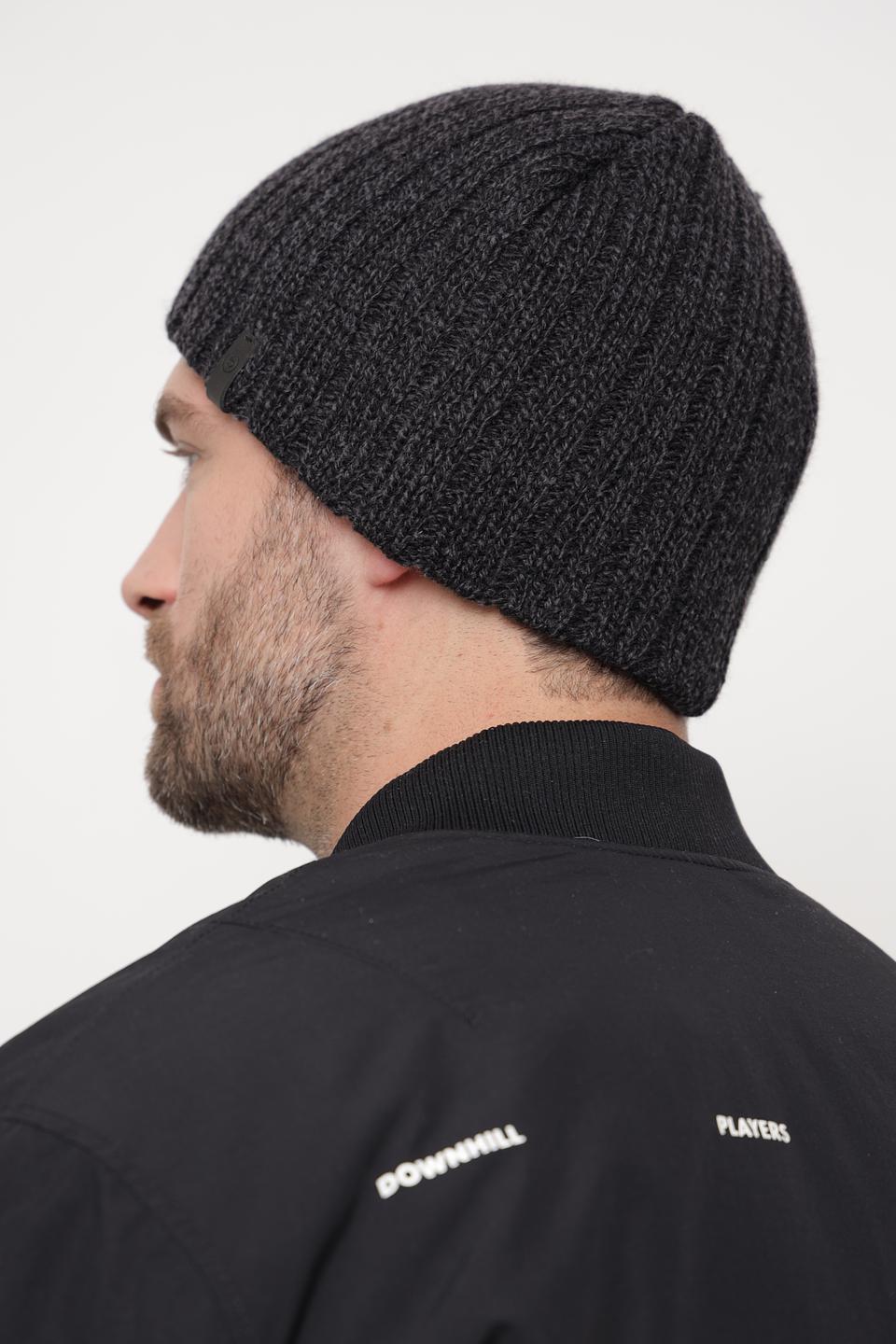 Шапка Bugatti ACC мужская графит