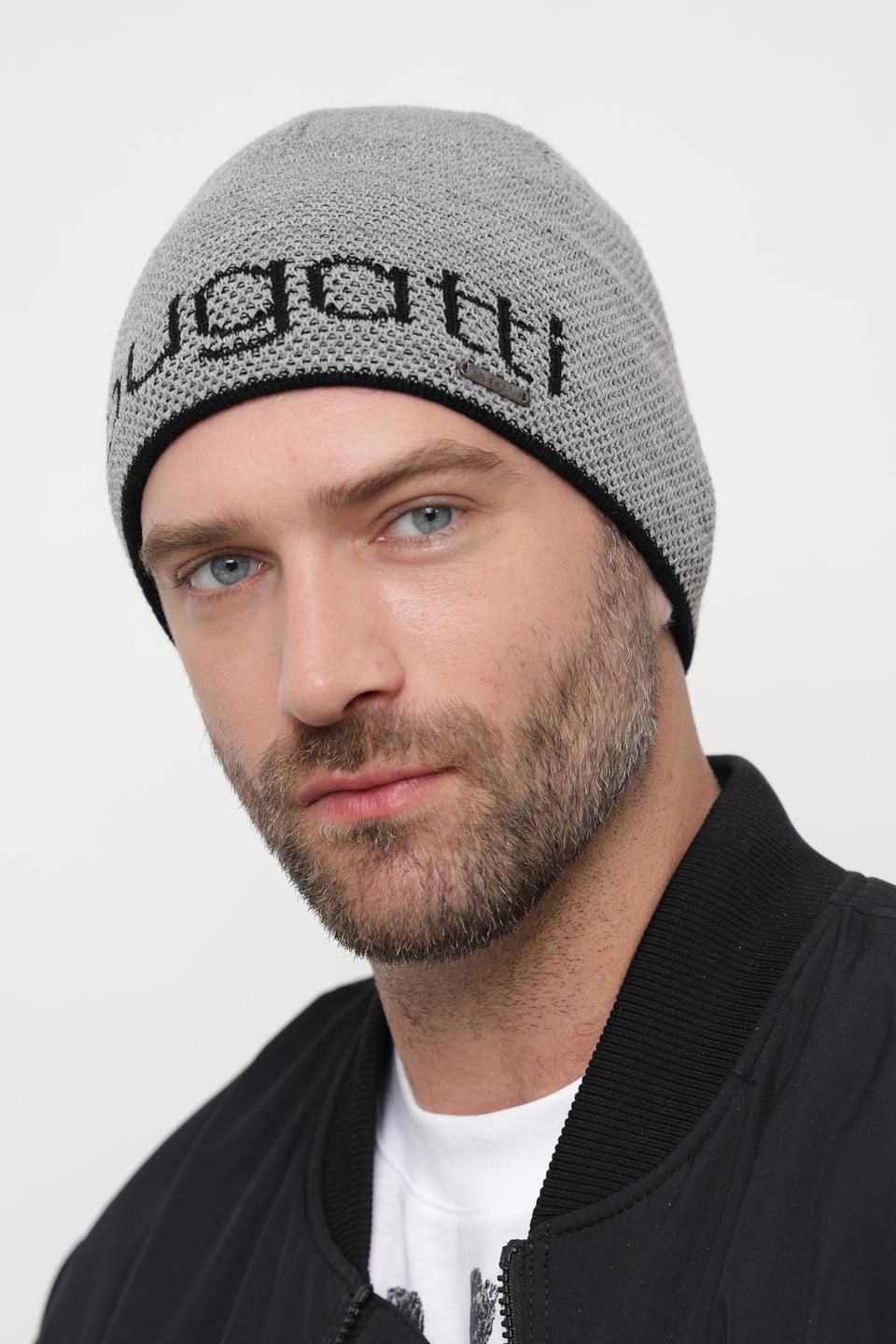 Шапка Bugatti ACC серая