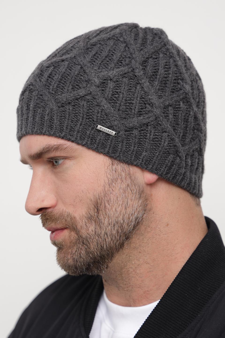 Шапка Wegener мужская серая