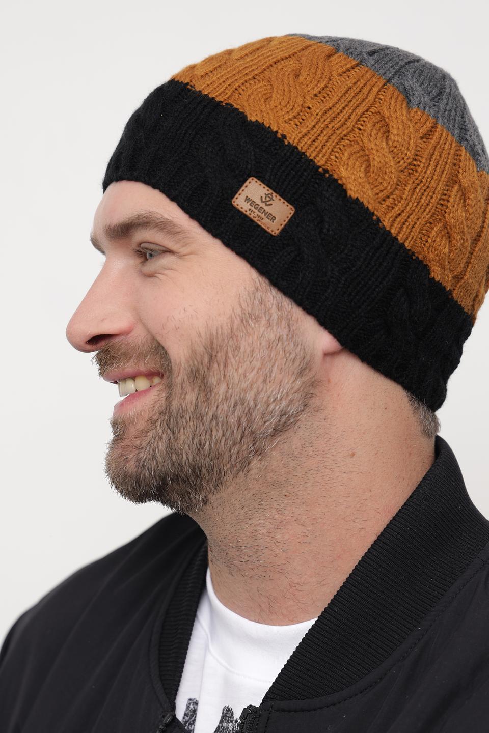 Шапка Wegener мужская вязаная
