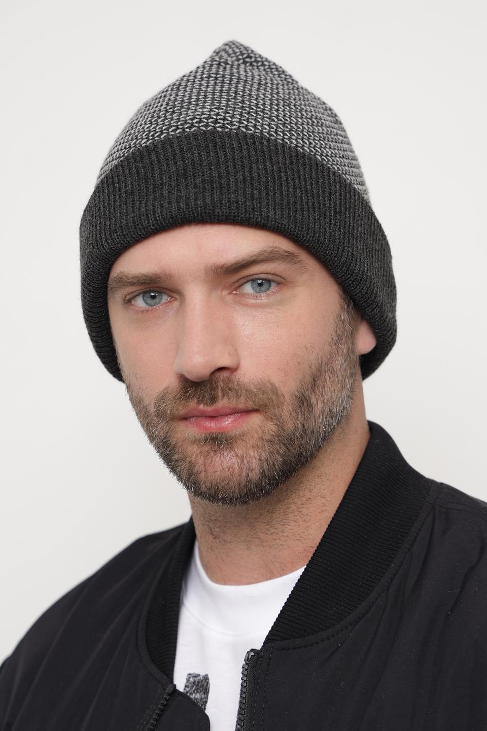 Шапка Wegener мужская серая