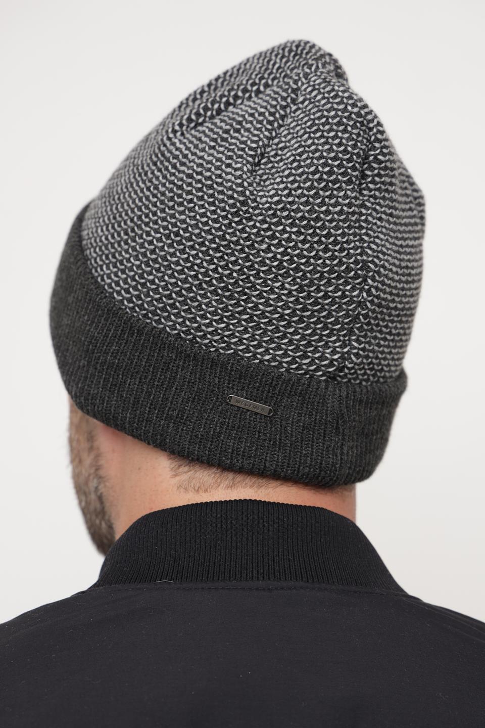 Шапка Wegener мужская серая