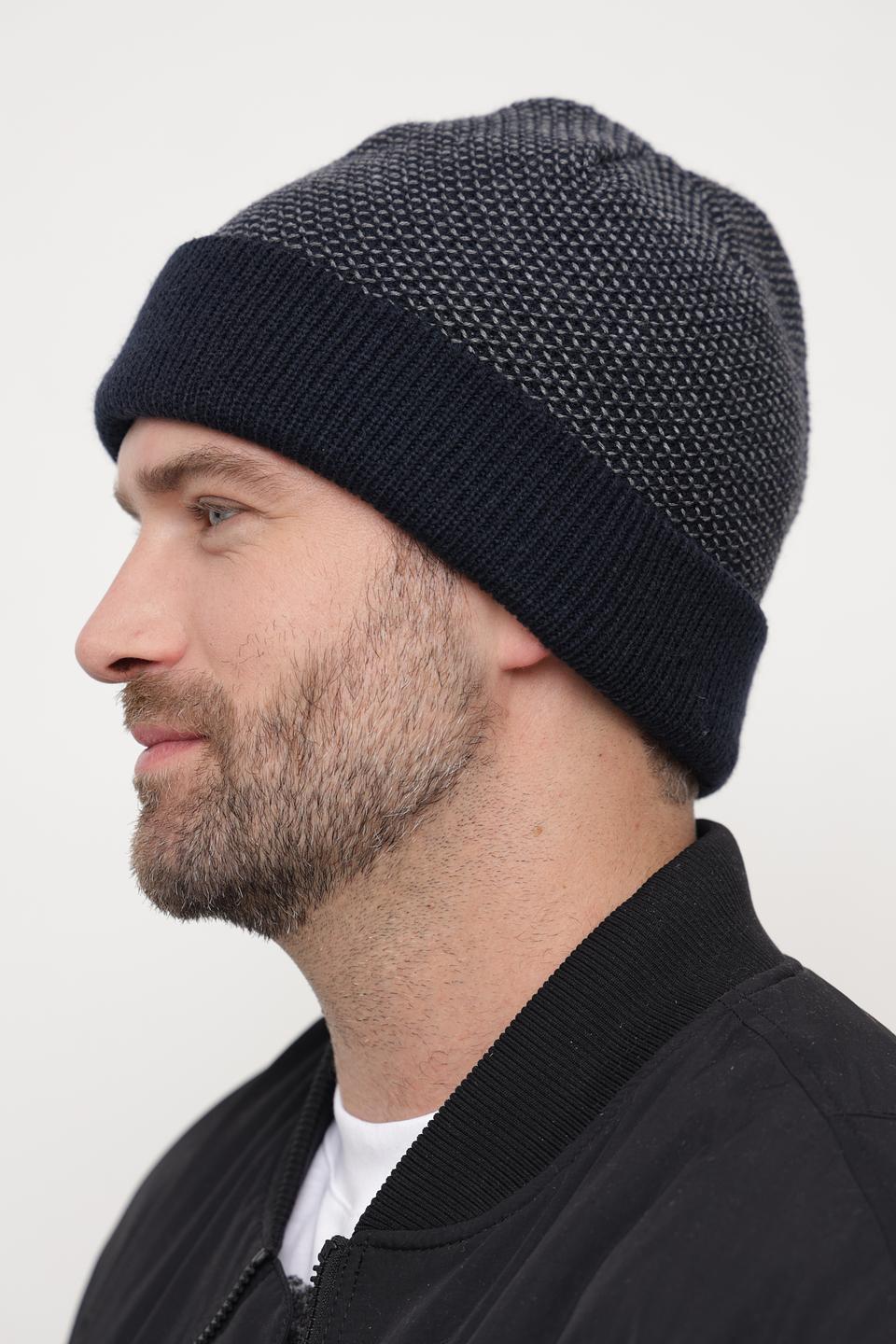 Шапка Wegener мужская двухцветная