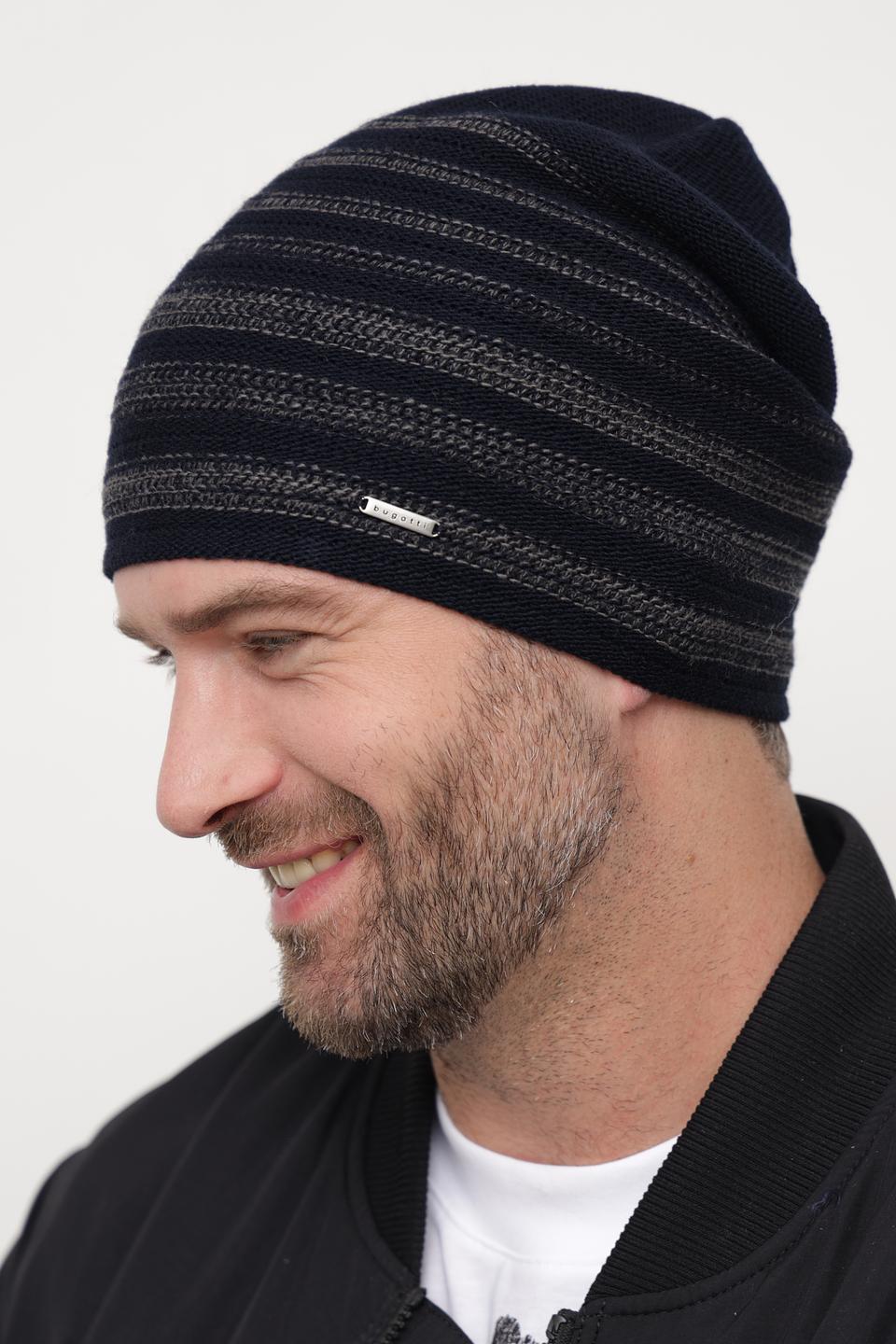 Шапка Bugatti ACC полосатая