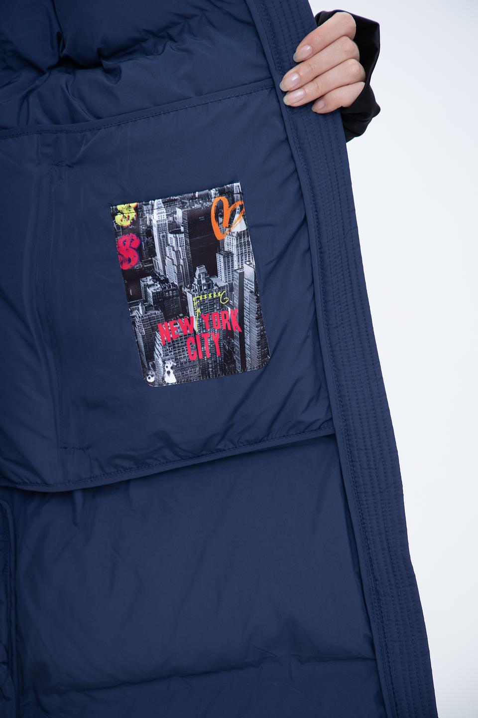 Куртка Frieda and Freddies синяя стеганая