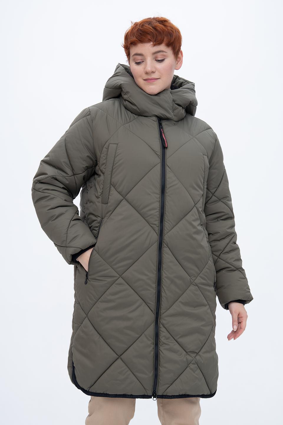 Пальто Frieda and Freddies стеганое хаки