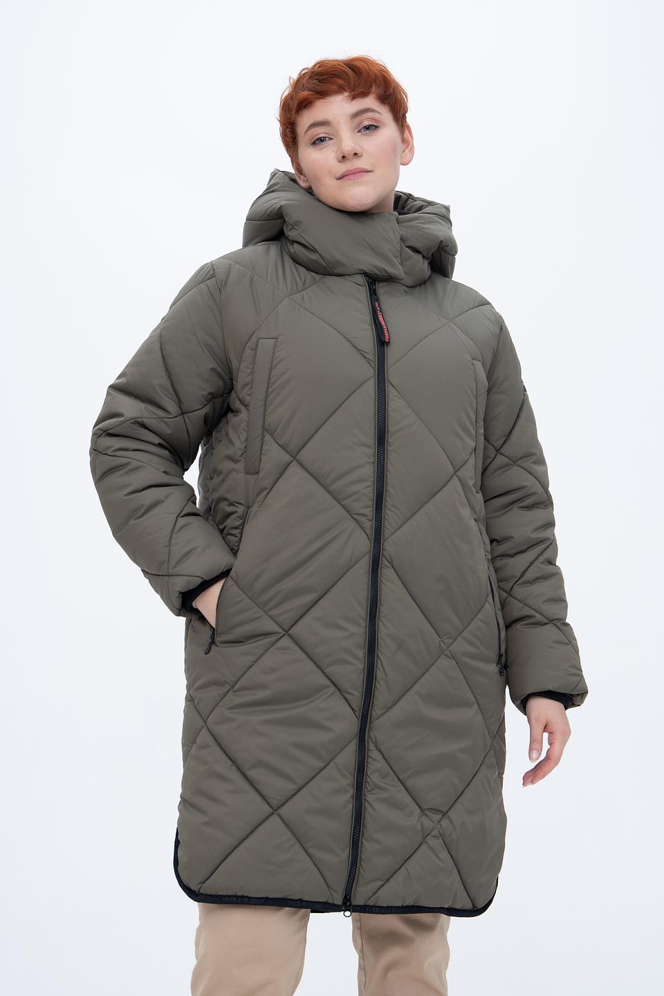 Пальто Frieda and Freddies стеганое хаки