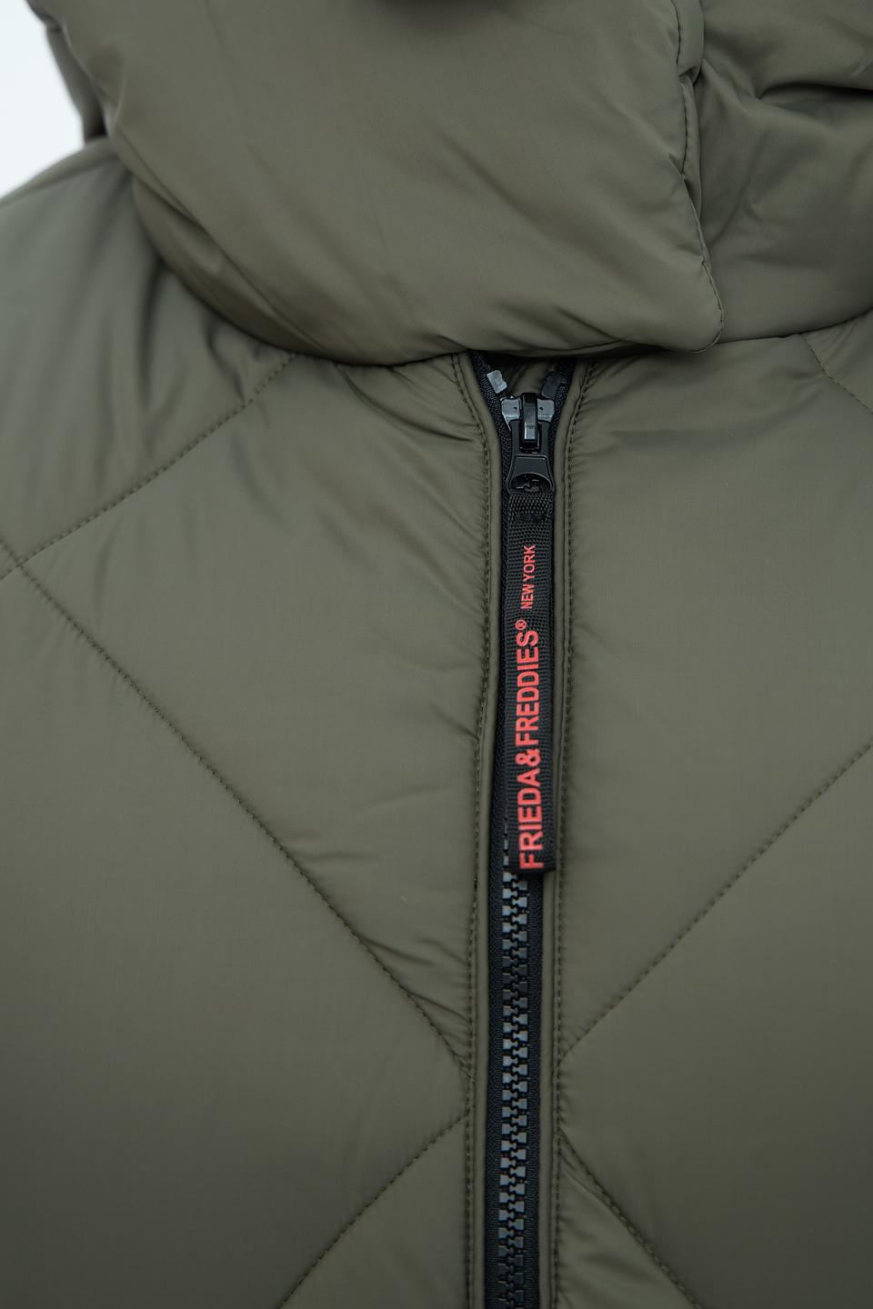 Пальто Frieda and Freddies стеганое хаки