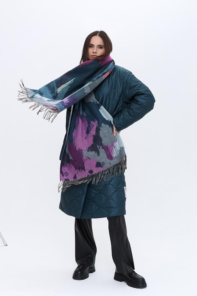 Шарф Fraas с абстрактным принтом