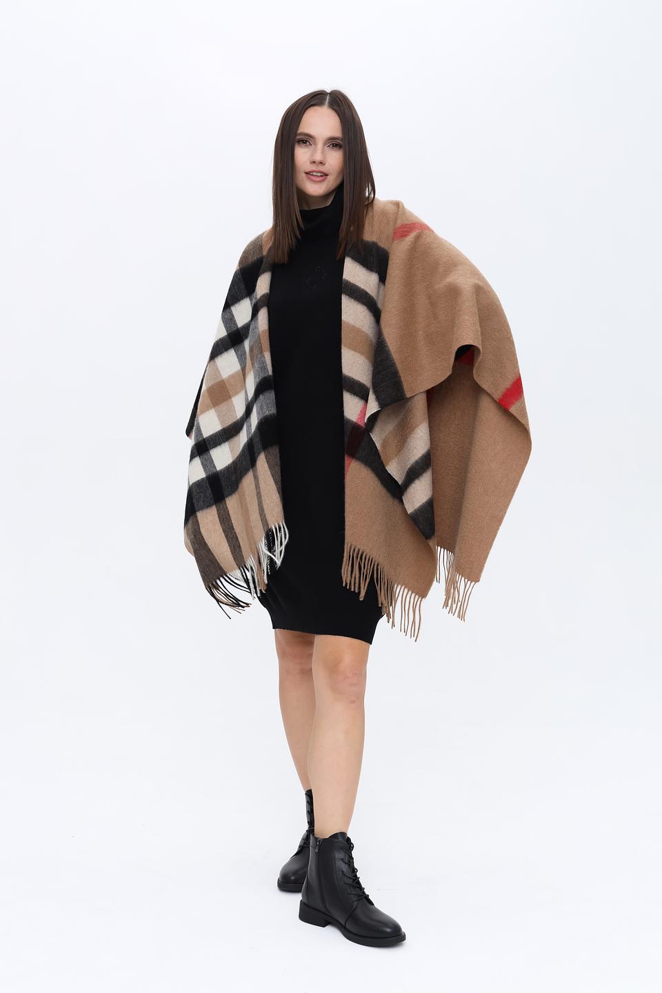Пончо Fraas в клетку