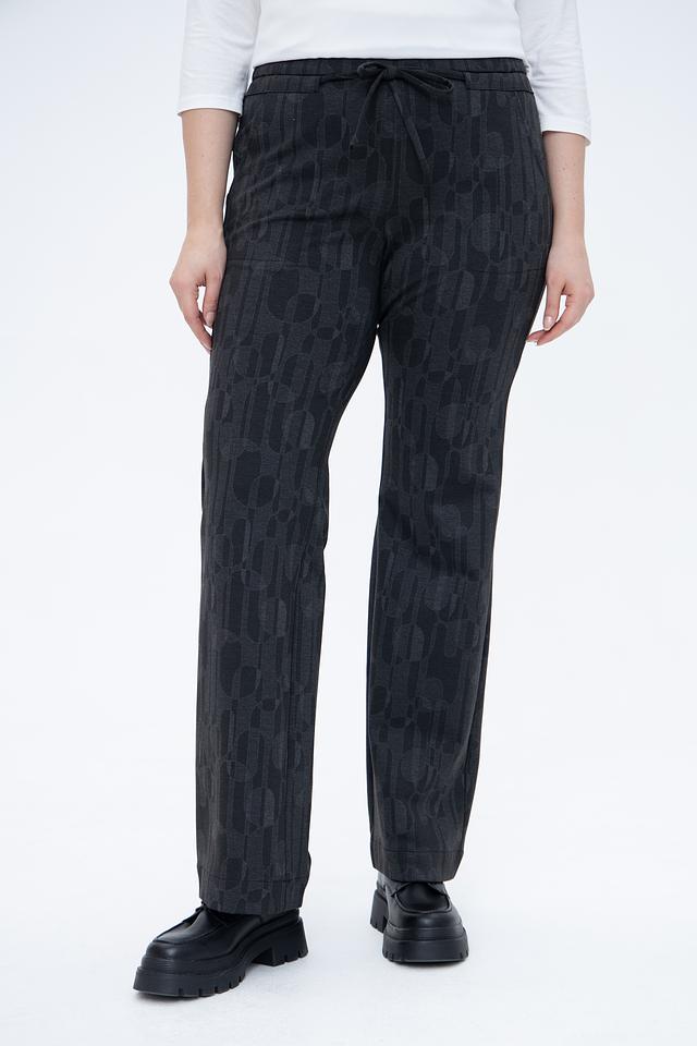 Брюки Zerres с принтом чёрный