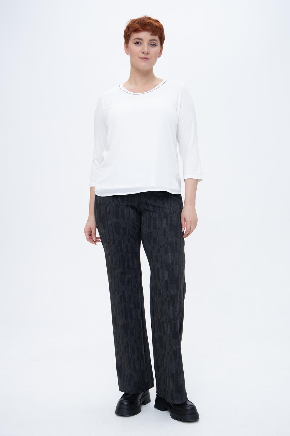 Брюки Zerres с принтом чёрный