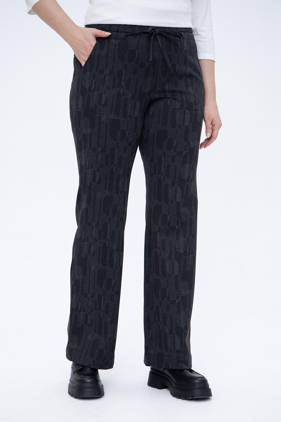 Брюки Zerres с принтом чёрный