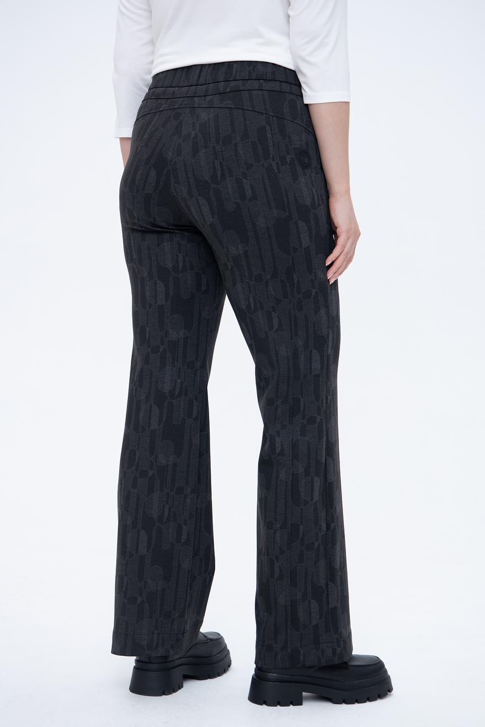 Брюки Zerres с принтом чёрный