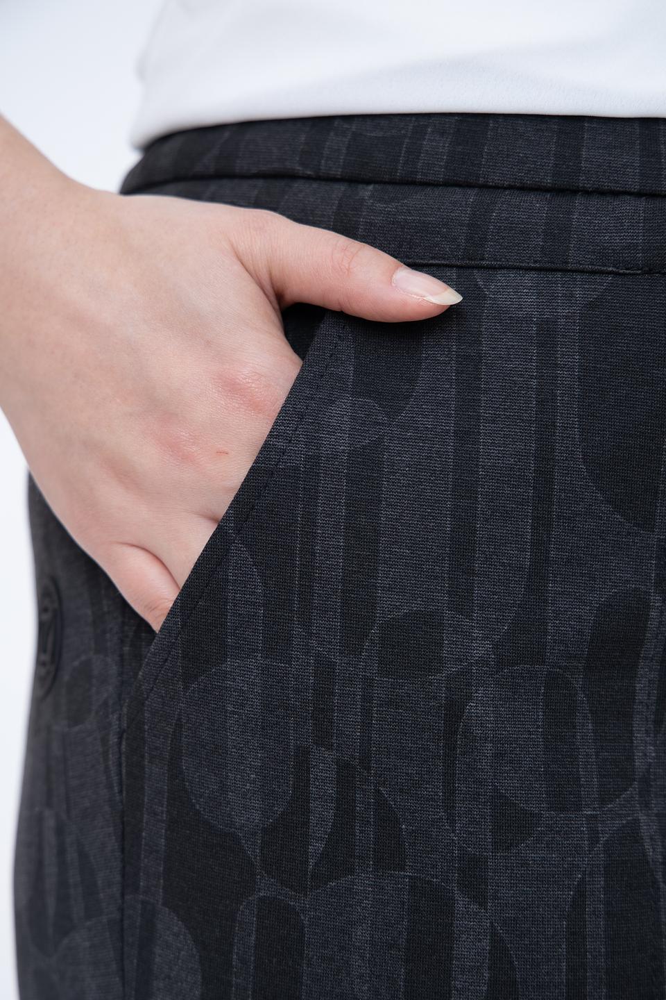 Брюки Zerres с принтом чёрный