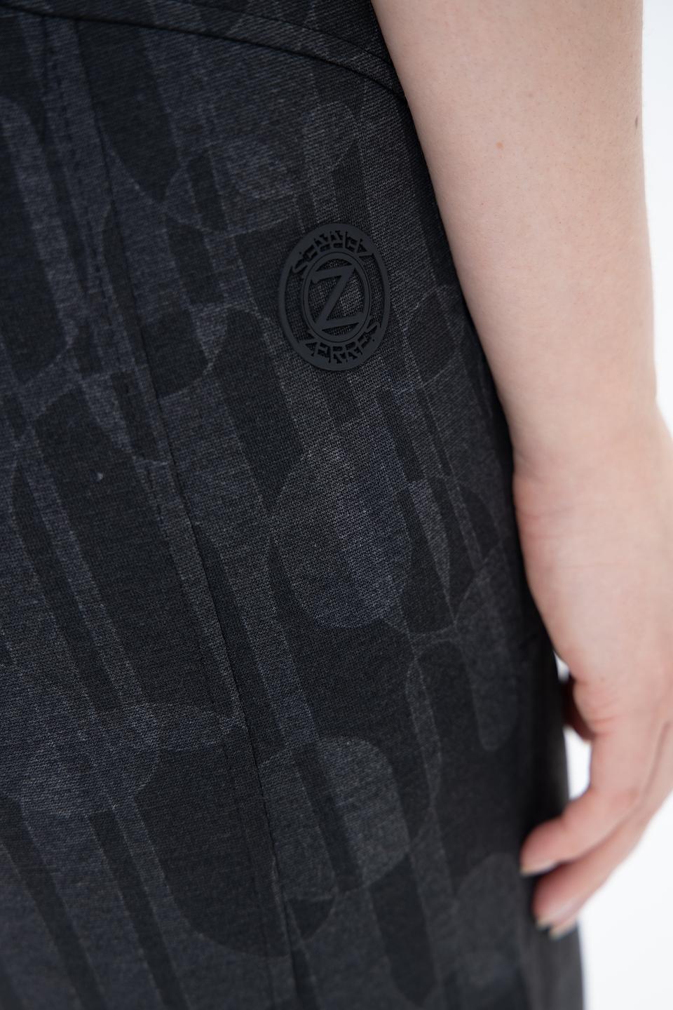 Брюки Zerres с принтом чёрный