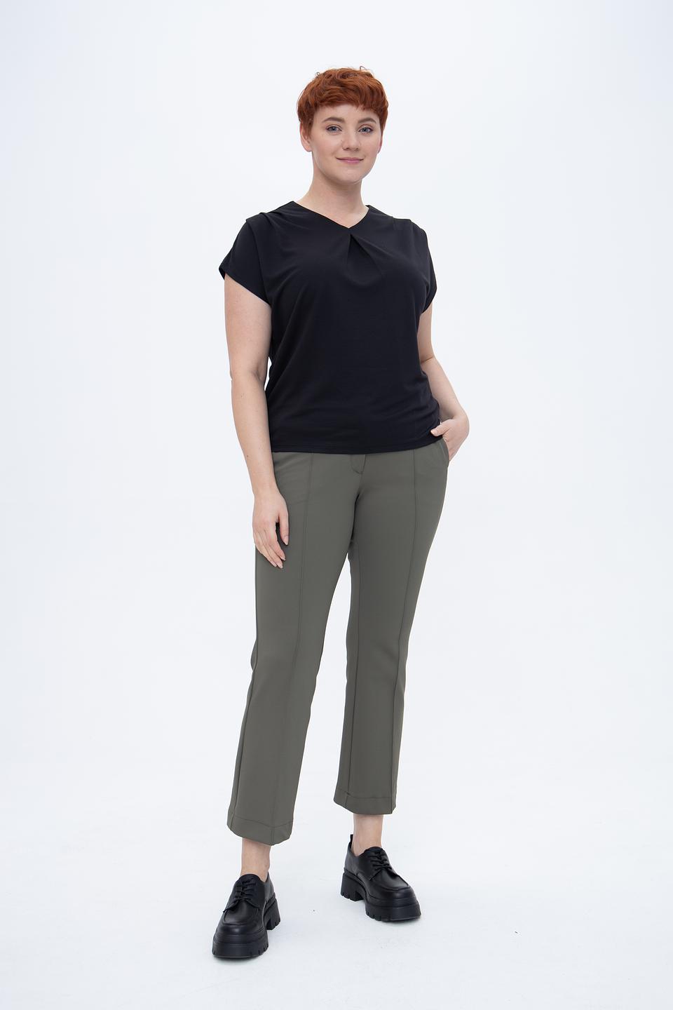 Брюки Zerres хаки с манжетами