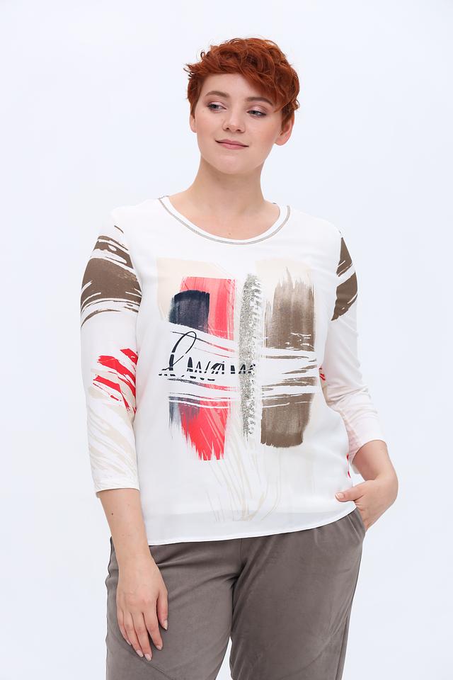 Лонгслив Frank Walder с принтом