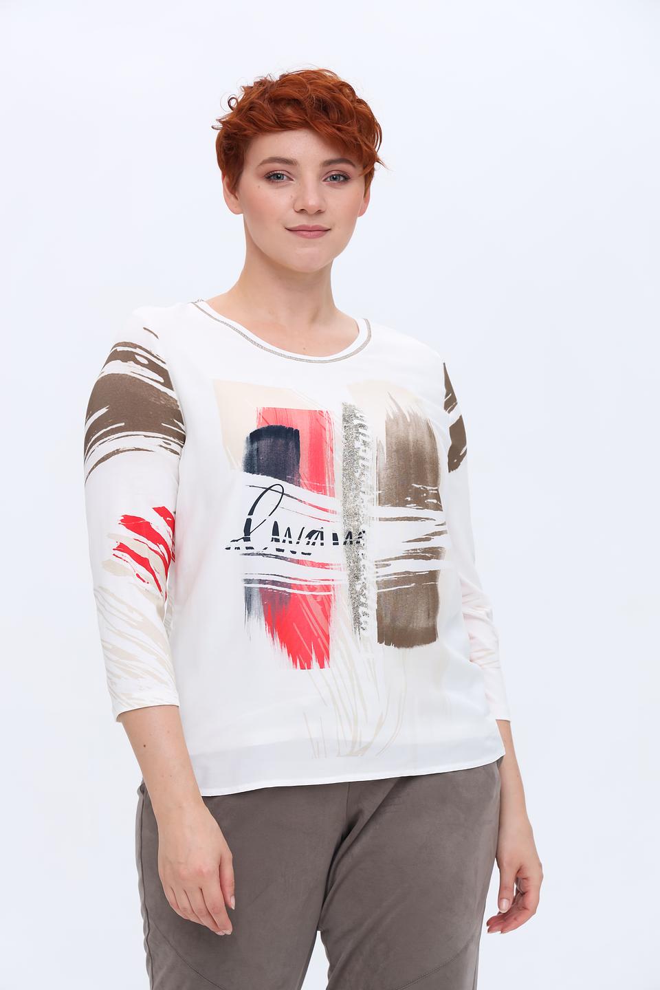 Лонгслив Frank Walder с принтом